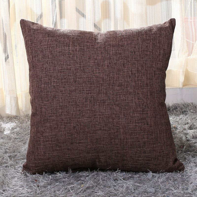 Solid color pillow cushion sofa cushion pillowcase Pi-Mart