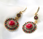 Traditional Ruby Earring Pi-Mart