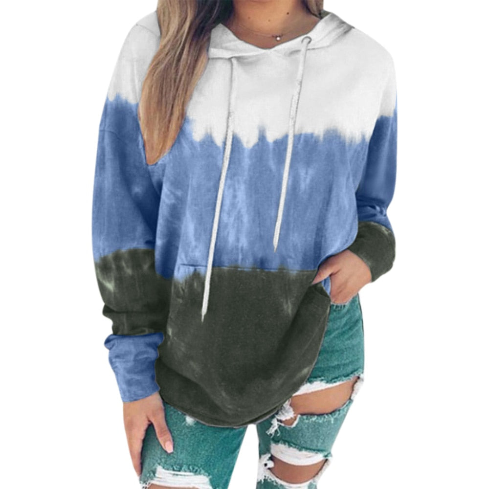 Tie-dye print hoodie Pi-Mart