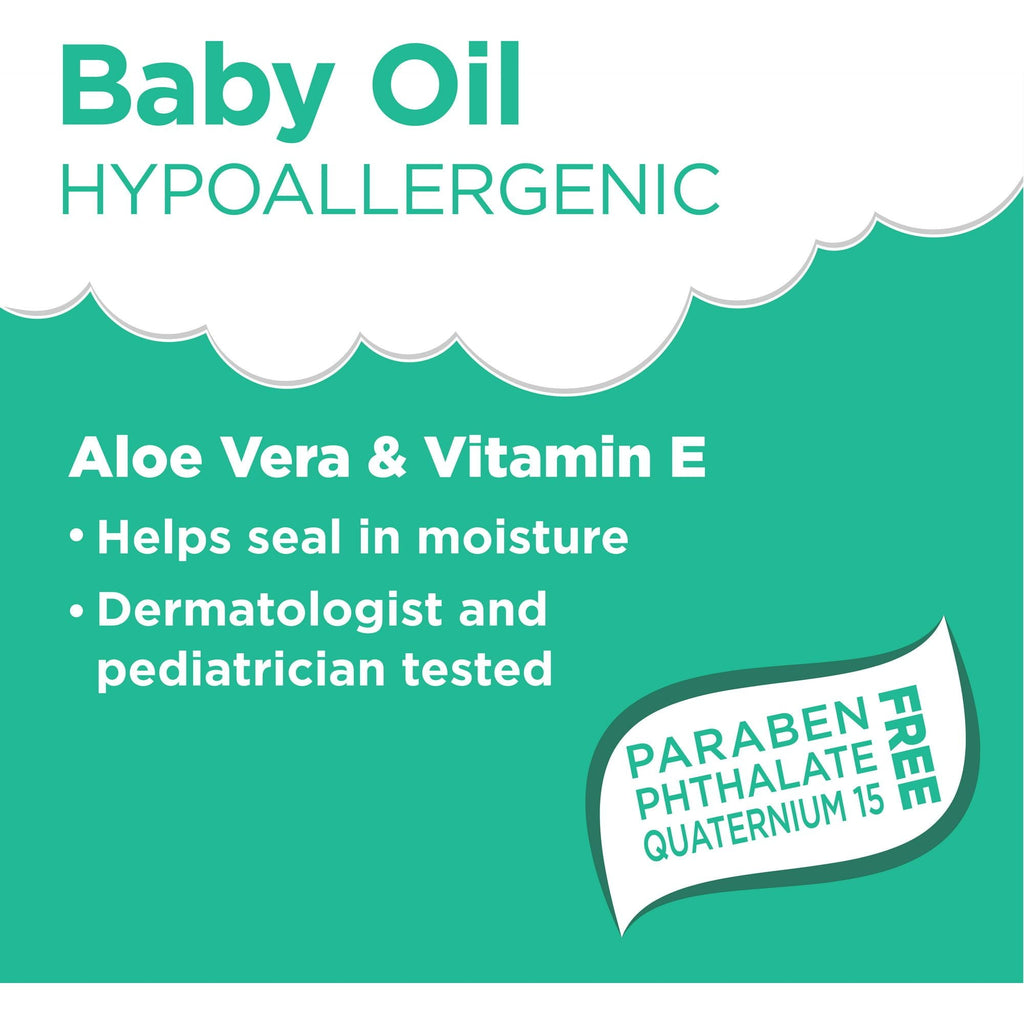 Equate Baby Hypoallergenic Baby Oil, 20 fl oz EasyOptionXY LLC