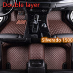 Fully Surrounded Car Leather Floor Mat Pad All Weather Protection Pi-Mart