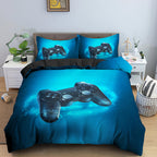 3D Printed Quilt Cover Three-piece Bedding Set Pi-Mart