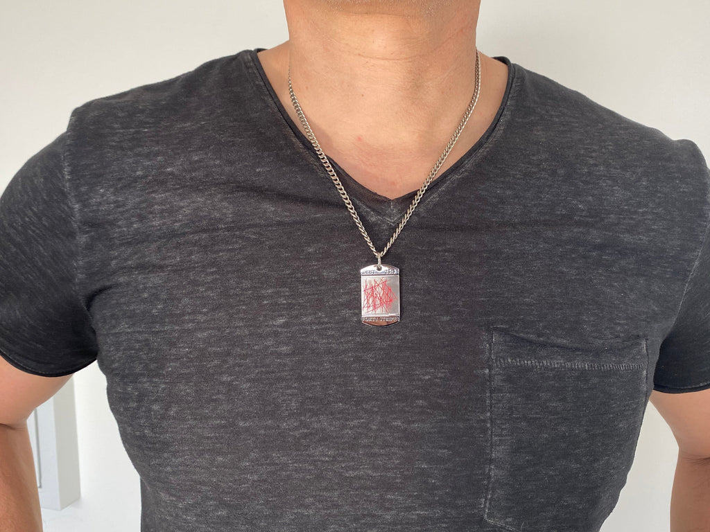 40 Stripes Dog Tag Necklace KingdomWear