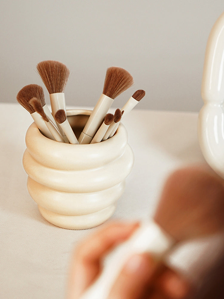 Makeup Brush Storage Cylinder Ins Style Dresser