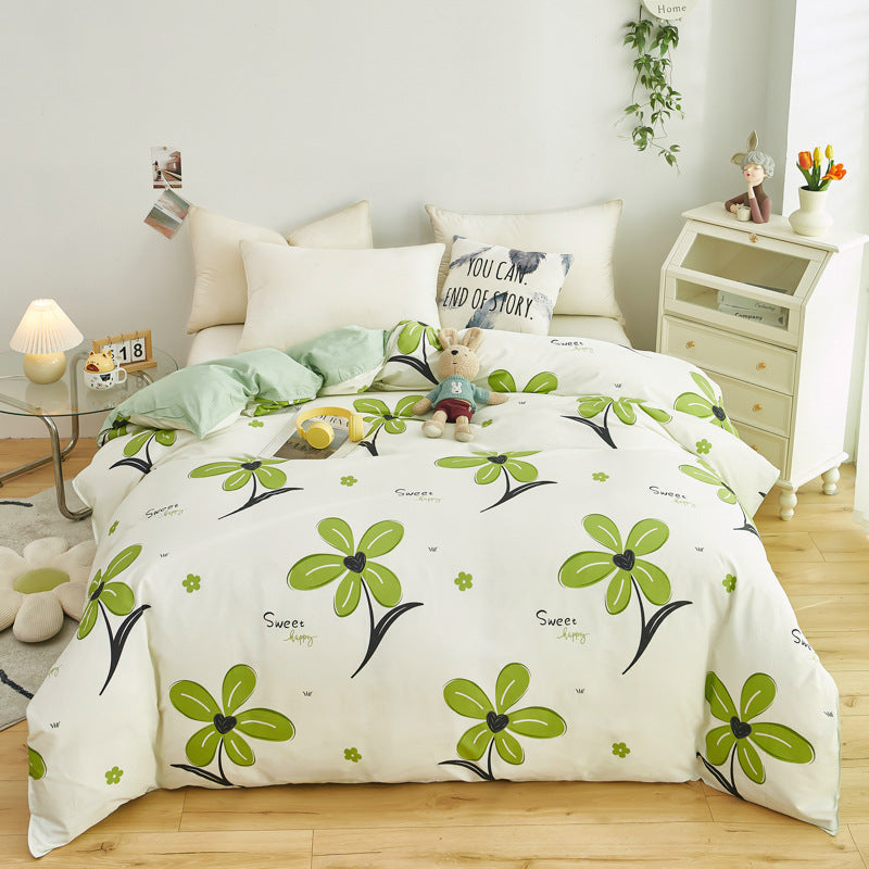 Quilt Cover Single Wholesale Pure Cotton Single Double Student Dormitory Three-piece Set Pi-Mart