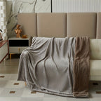 1pc Cozy Double Layer Sherpa Blanket for All Seasons - Perfect for Bed, Sofa, Camping and More!
