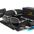 Aviation Luxury Aluminum Magnesium Gold Fashion Polarized Lens Sunglasses Men/Women Driving Mirror Sunglasses  Military Style - SJB-DIAMOND ELITES