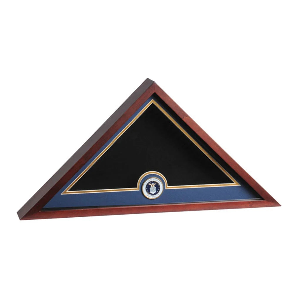 Medallion Flag Display Case, Memorial Flag Display case The Military Gift Store