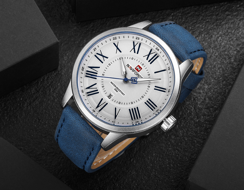 Universal Waterproof Watch With Details Of Great Design  Numbers And Date Display Perfect Gift - SJB-DIAMOND ELITES