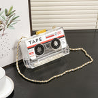 Tape Chain Clutch Purse, Clutch Purse, Clutch Purse Casual, Clutch Purse Party, Prom Bag, Party Purse, Prom Bags Clutch, evening Bags - SJB-DIAMOND ELITES