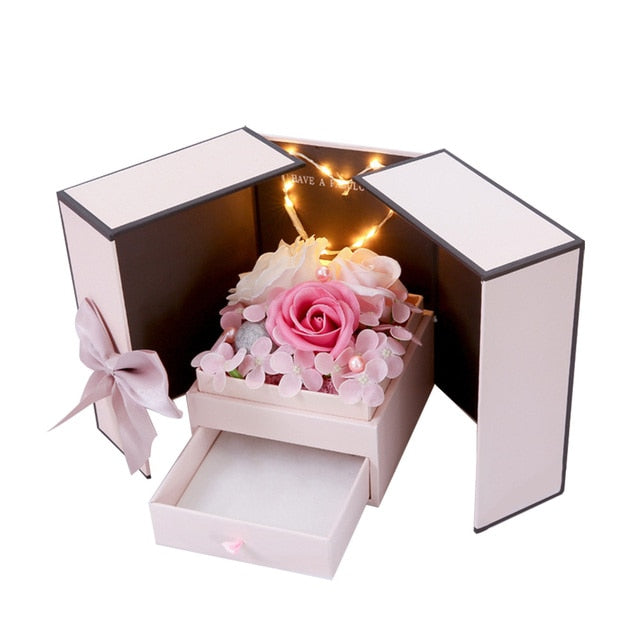 Artificial Flower Jewelry Box Pi-Mart