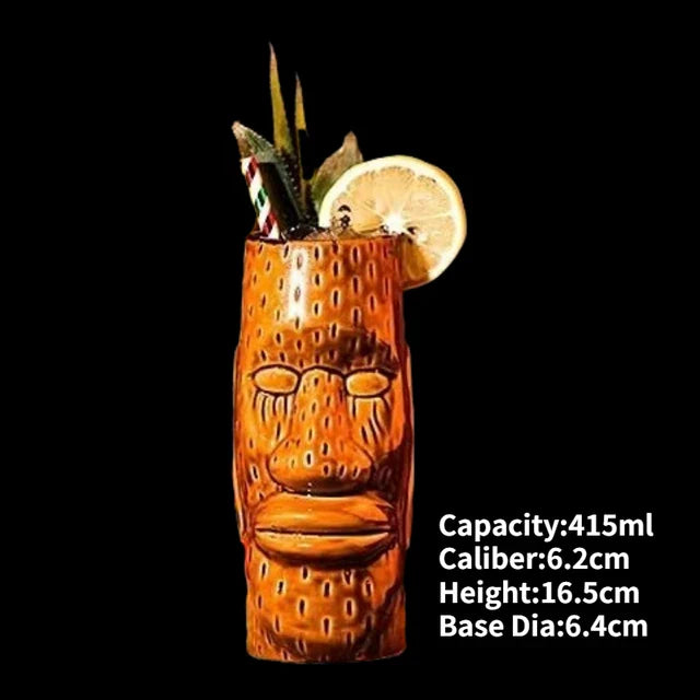 Hawaii Ceramic Tiki Mugs Pi-Mart