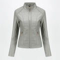 Women's motorcycle leather jacket Pi-Mart