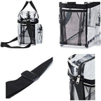 Transparent PVC large capacity tote bag, portable travel cold wash bag, - SJB-DIAMOND ELITES