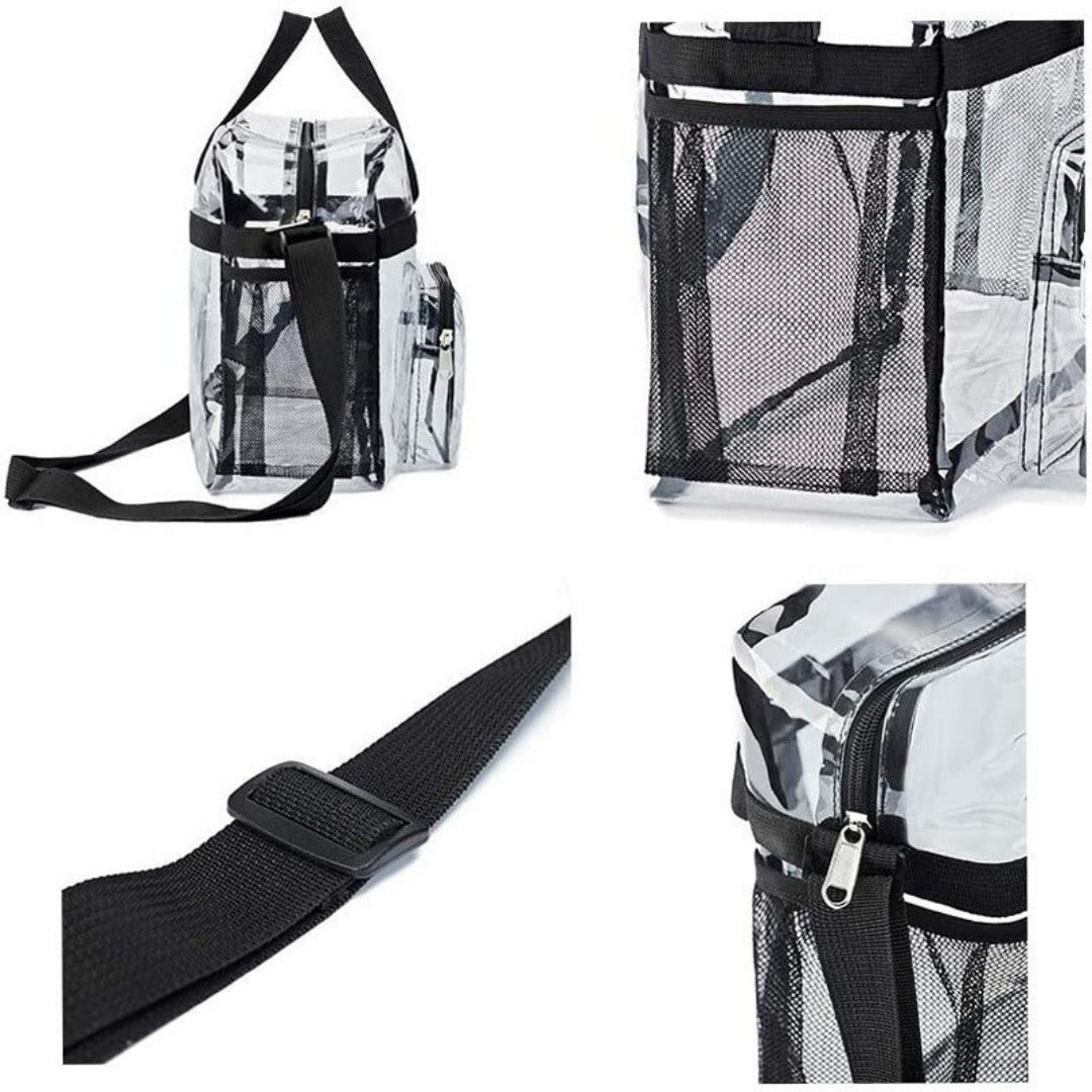 Transparent PVC large capacity tote bag, portable travel cold wash bag, - SJB-DIAMOND ELITES
