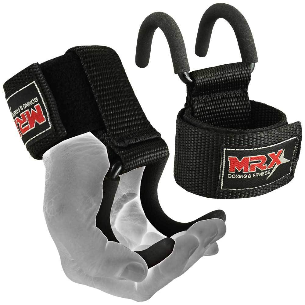 Mrx Weight Lifting Metal Hooks Gym Bodybuilding Workout Deadlift 3 Styles - SJB-DIAMOND ELITES