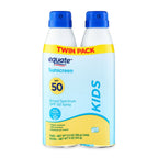 Equate Kids Sunscreen Spray, SPF 50, 11 oz, 2 Count