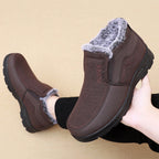 Men's Cotton Shoes Fleece-lined Warm Middle-aged And Elderly Pi-Mart