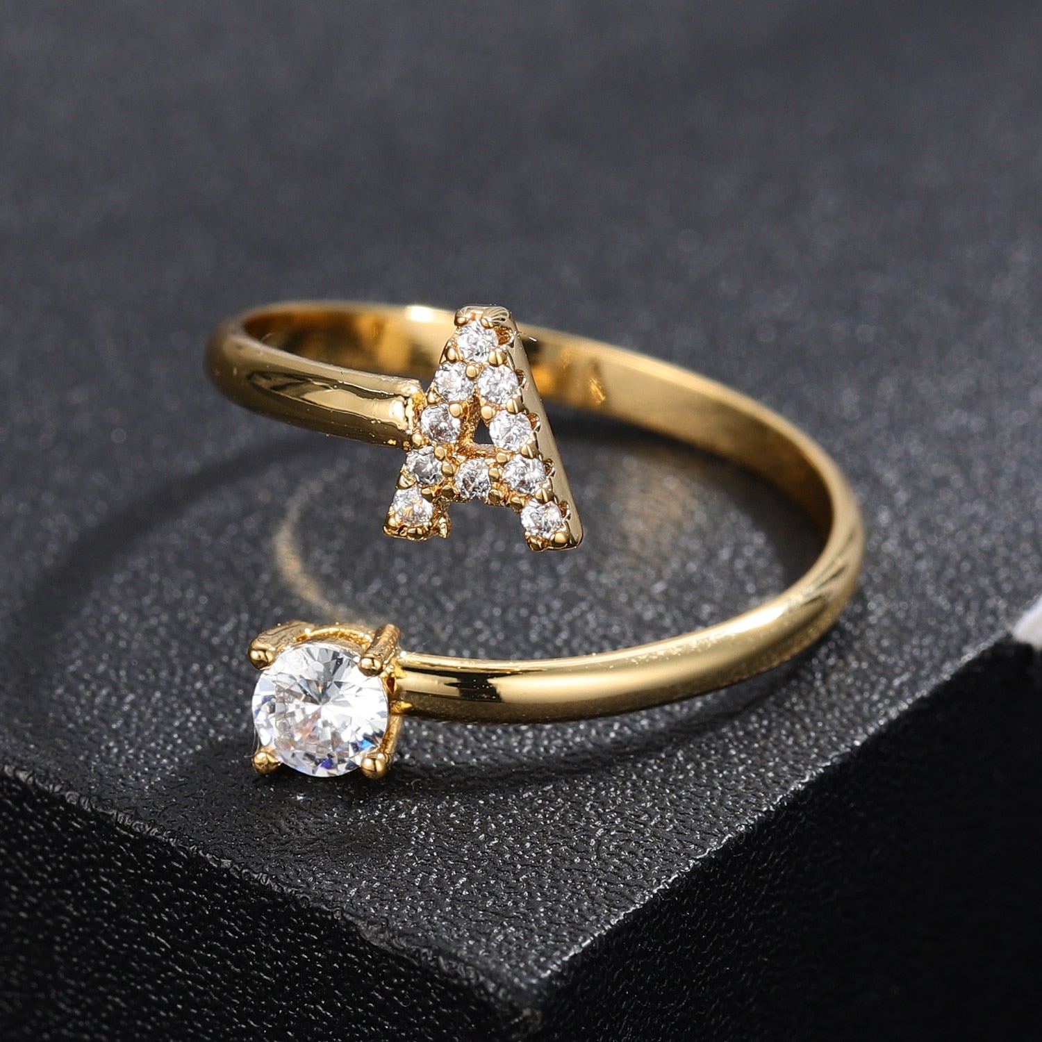 Adjustable Initial Letter Rings Pi-Mart