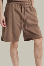 Men's Drawstring Pocketed Shorts
