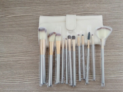 Persian Make-up Brush Suit Rice White Make Up Brush, Champagne Color Brush Handle Make-up Brush Without Pi-Mart