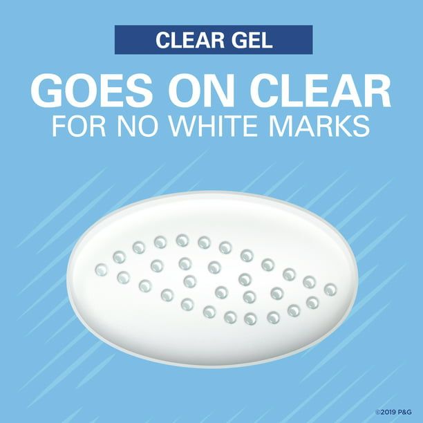 Secret Outlast Clear Gel Antiperspirant Deodorant for Women, Completely Clean, 2.6 oz, Pack of 2