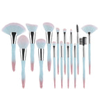 Diamond handle makeup brush