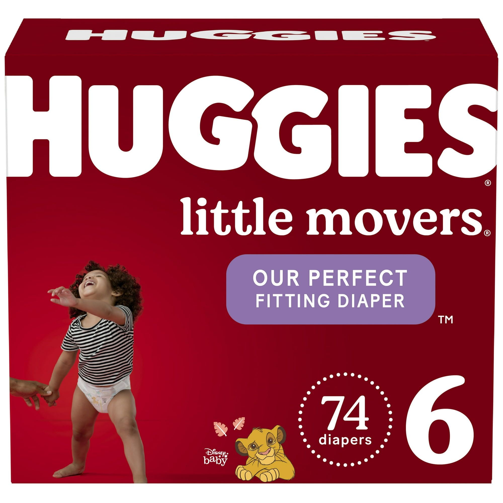 Huggies Little Movers Baby Diapers Size 6; 74 Count