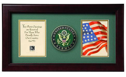 Flag Connections United States Army Dual Picture Frame The Military Gift Store