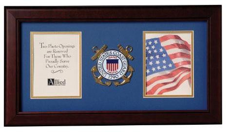 Flag Connections United States Coast Guard Dual Picture Frame The Military Gift Store