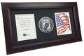 Flag Connections POW/MIA Medallion 8-Inch by 16-Inch Vertical Frame The Military Gift Store