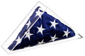 American Flag Memorabilia Display Case Small  3' x 5' Flag The Military Gift Store