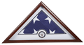 US Navy Interment American Burial Flag Display Case The Military Gift Store