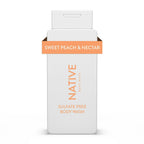 Native Natural Body Wash, Sweet Peach & Nectar, Sulfate Free, Paraben Free, 18 oz