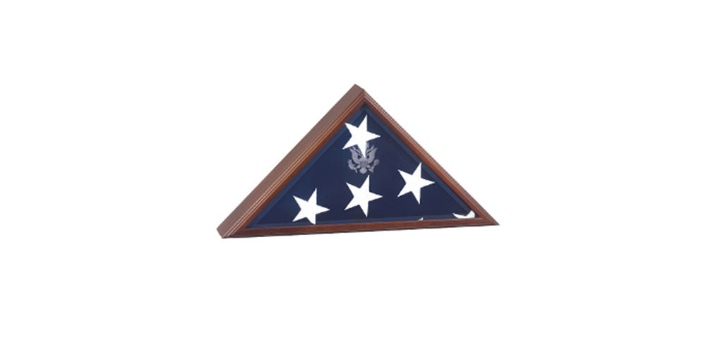 American Laser Engraved Flag Case - Engraved Emblem The Military Gift Store