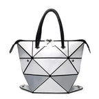 High Quality Geometric Rhombus PU Female Handbag