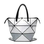 High Quality Geometric Rhombus PU Female Handbag