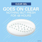 Secret Outlast Clear Gel Antiperspirant Deodorant for Women, Unscented, 3.4 oz