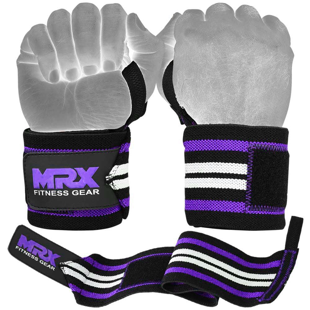 MRX Power Weightlifting Wrist Wraps Premium Quality Bodybuilding Gym Workout Straps MRX Products