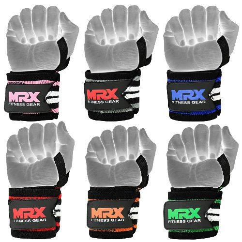 MRX Power Weightlifting Wrist Wraps Premium Quality Bodybuilding Gym Workout Straps MRX Products