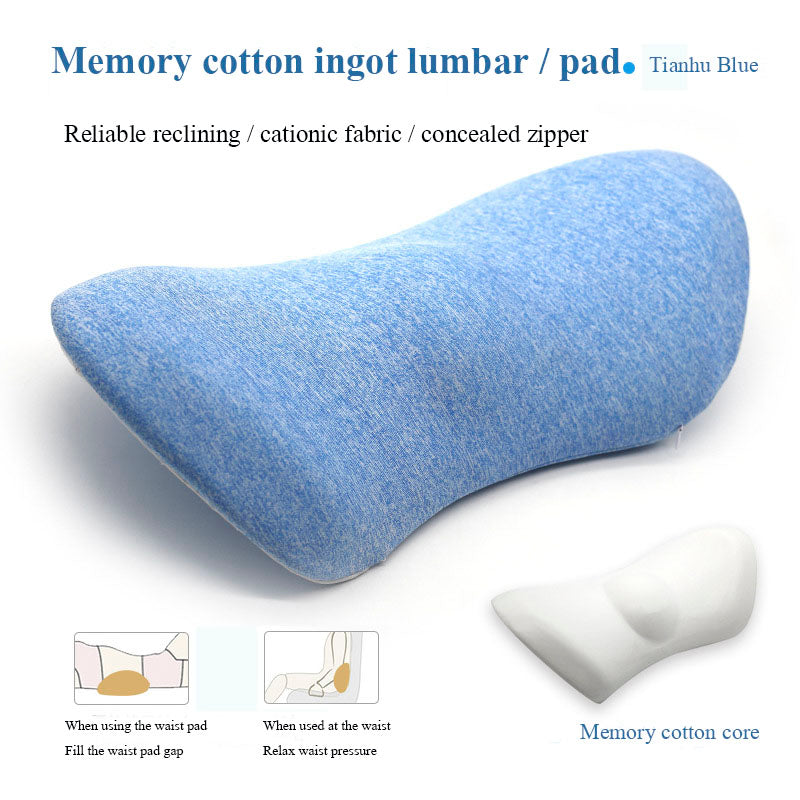 Lumbar Support Pillow For Side Sleepers Pregnancy Relieve Hip Coccyx Sciatica Pain Machine Chair Back Cushion Waist Car Seat Pi-Mart