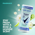 Degree Advanced 72H Motion Sense Shower Clean Antiperspirant Deodorant, 2.6 oz, Twin Pack EasyOptionXY LLC