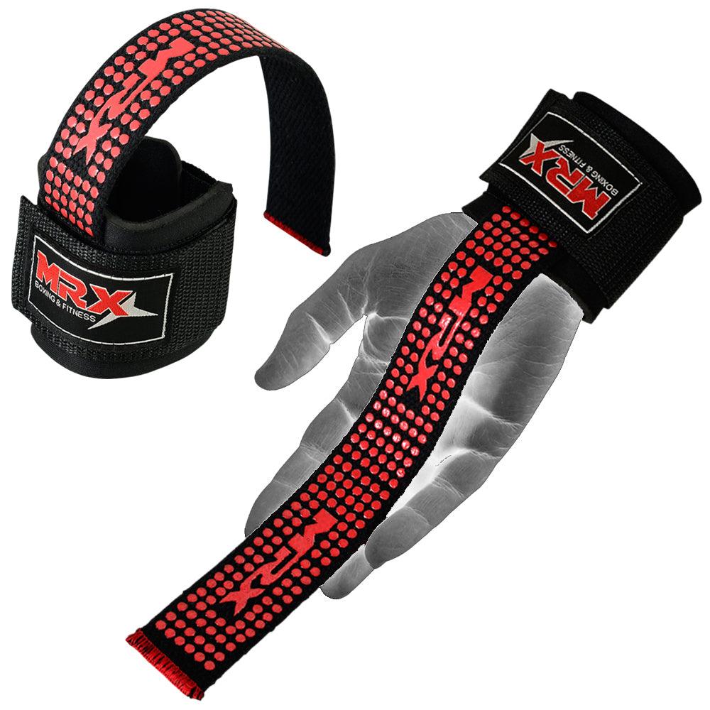 MRX Weight Lifting Bar Straps With Wrist Wraps Heavy Duty Bodybuilding Workout Gym Strap - SJB-DIAMOND ELITES