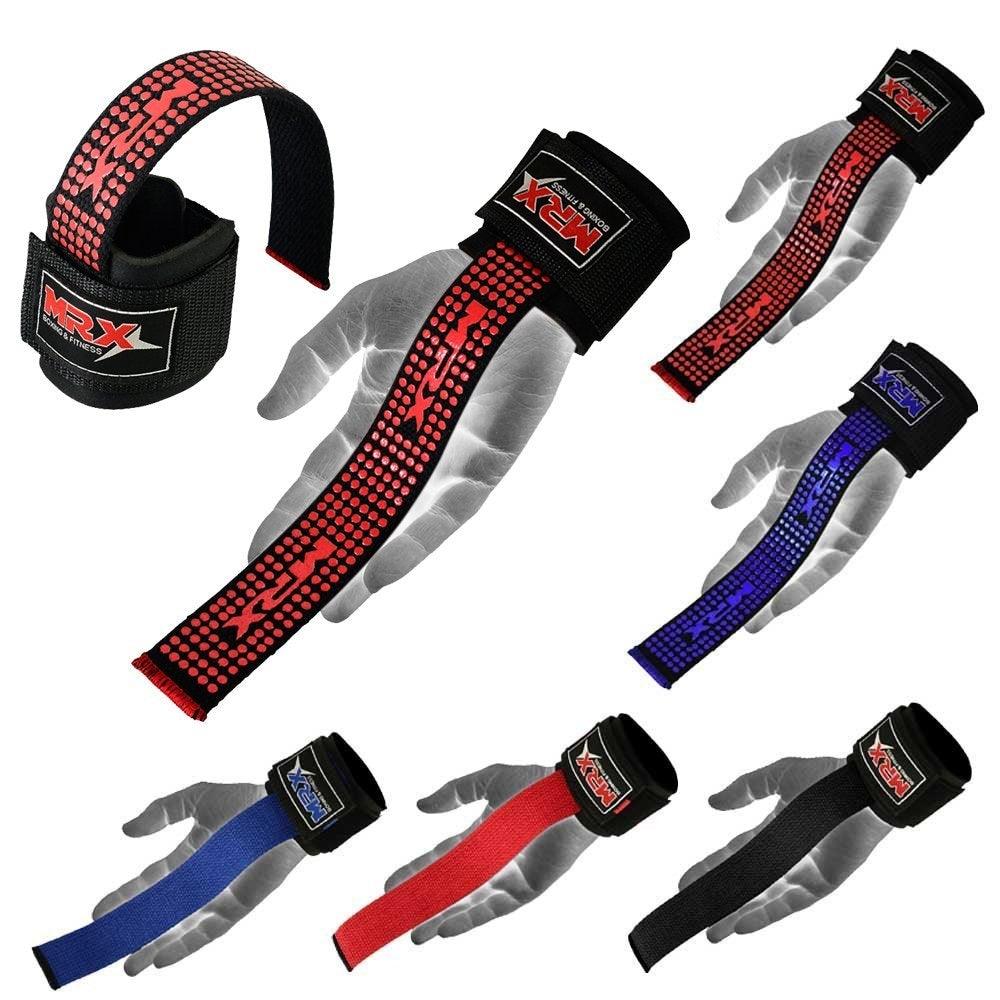 MRX Weight Lifting Bar Straps With Wrist Wraps Heavy Duty Bodybuilding Workout Gym Strap - SJB-DIAMOND ELITES