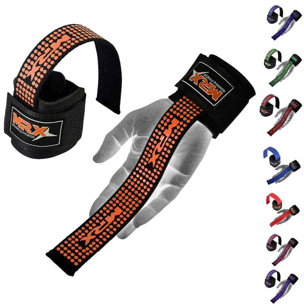 MRX Weight Lifting Bar Straps With Wrist Wraps Heavy Duty Bodybuilding Workout Gym Strap - SJB-DIAMOND ELITES