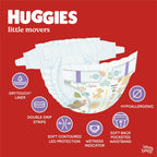 Huggies Little Movers Wetness Indicator Hypoallergenic Diapers Size 7; 60 Count EasyOptionXY LLC