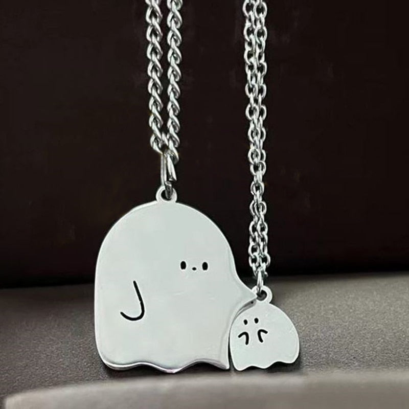 Cute Ghost Little Monster Necklace Pi-Mart