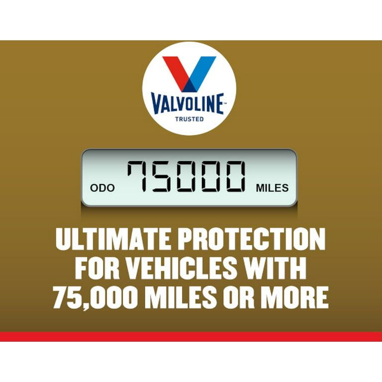 Valvoline Full Synthetic Extended Protection High Mileage 0W-20 Motor Oil, 5QT EasyOptionXY LLC