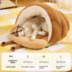 Warm Cat Semi-closed Snail Slippers Nest Pet Products Pi-Mart