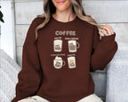 Women's Fashionable Solid Color Printed Long Sleeved Sweatshirt - SJB-DIAMOND ELITES